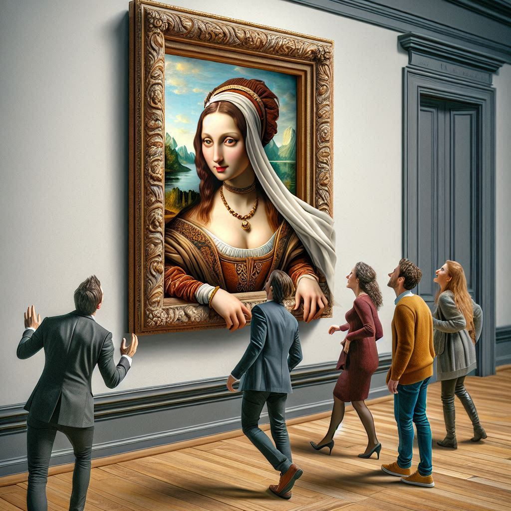 When a painting comes to life