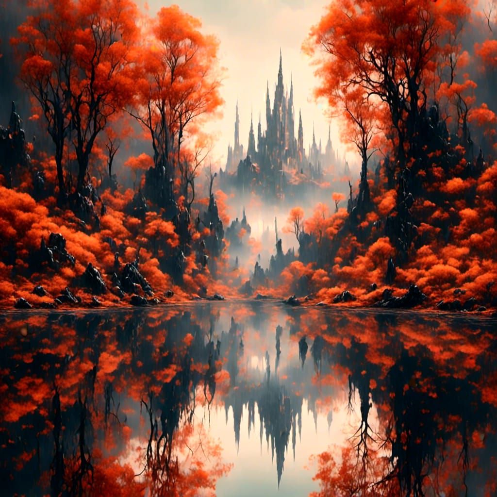 Stunning reflection landscape <lora:LapiUltimate:1.0>