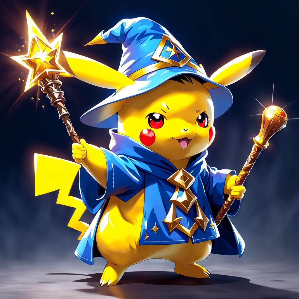 Pikachu The Wizard - AI Generated Artwork - NightCafe Creator