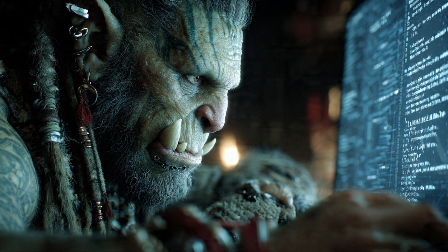 Immersed in the ocean of codes  by @Piktor