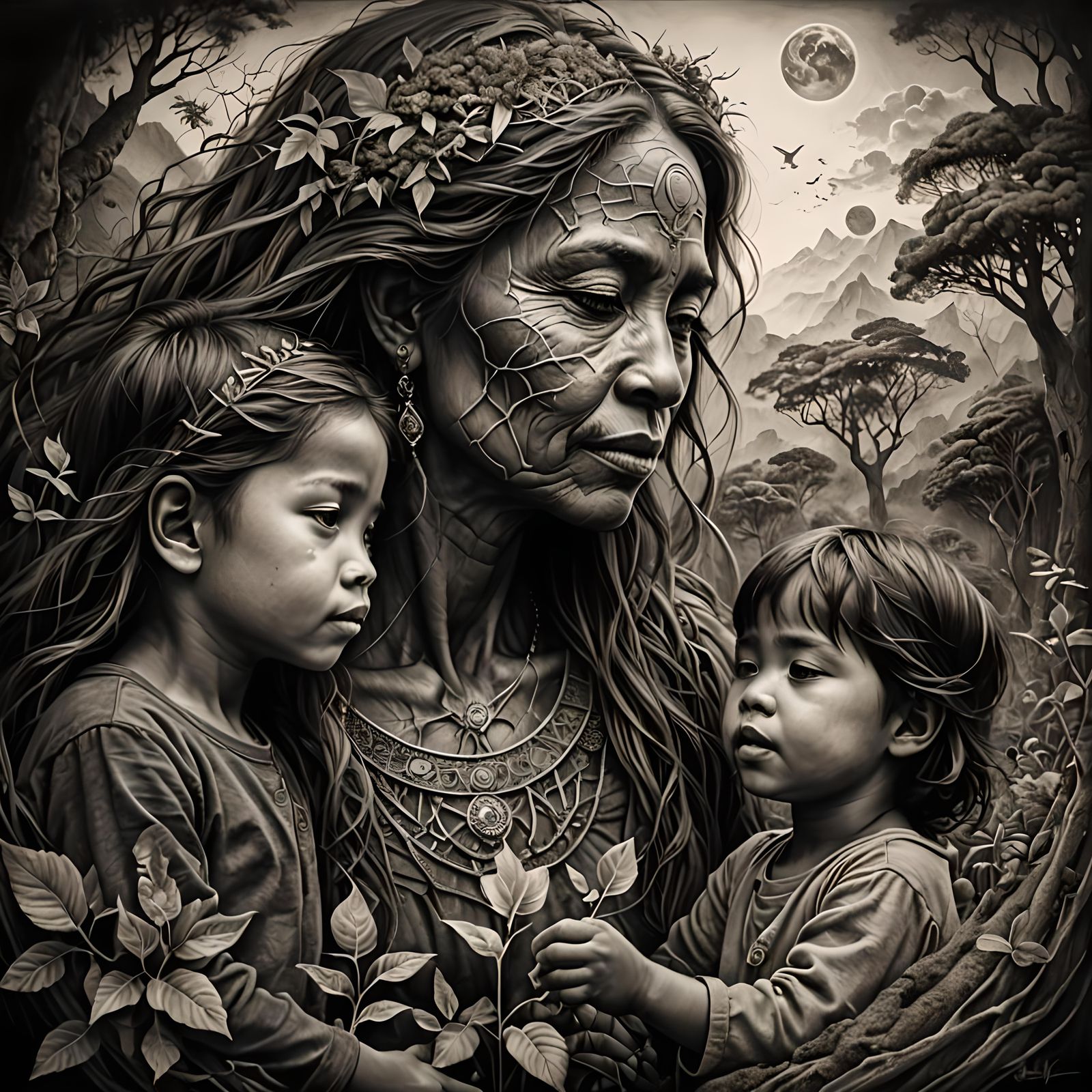 Mother Earth  by @Sarati