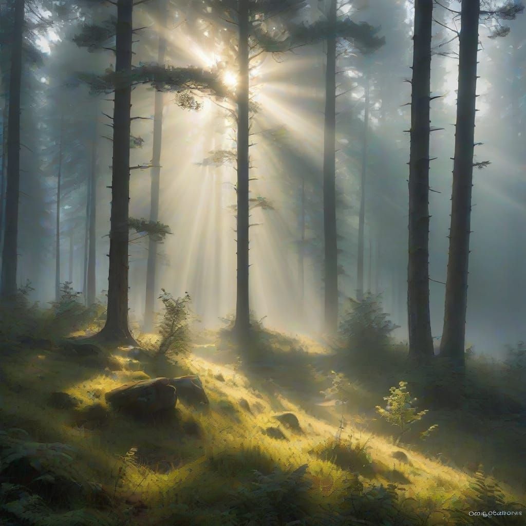 Pine forest   by @JFT97