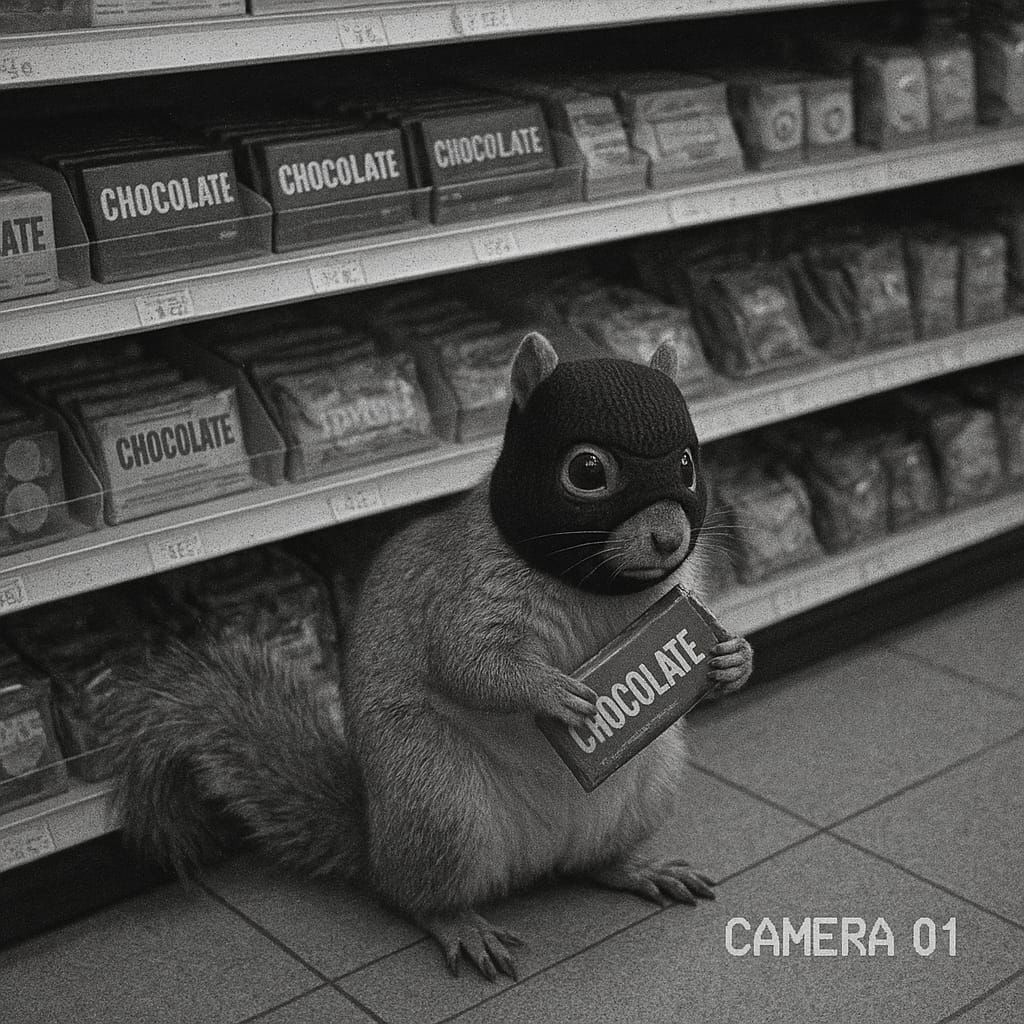 And you're saying that they only stole chocolate?