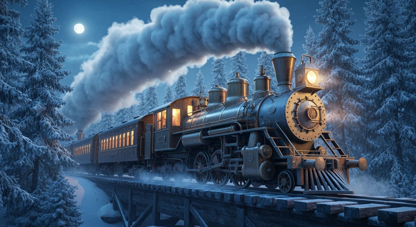 Winter Train  by @JeepBB