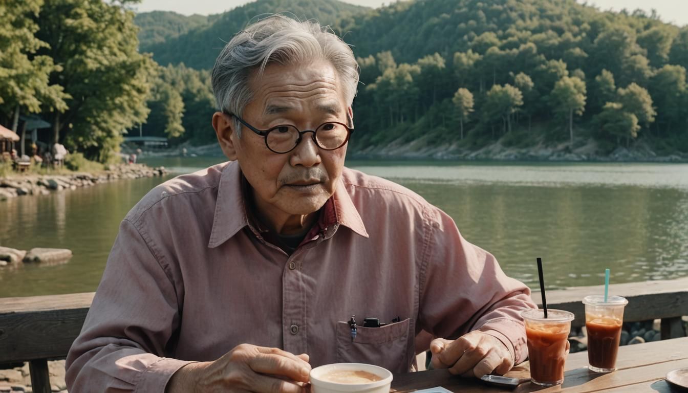 프롬프트 463

an elderly korean man with stylish gray hair and g...
