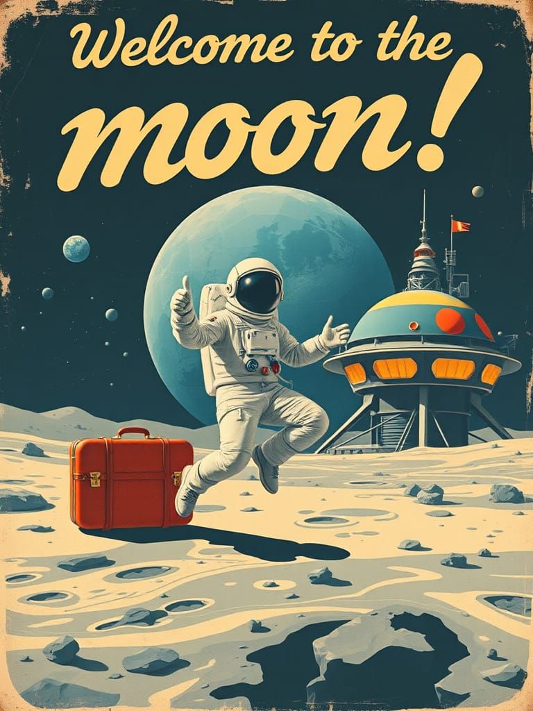 Welcome to the moon!  by @David Gotet