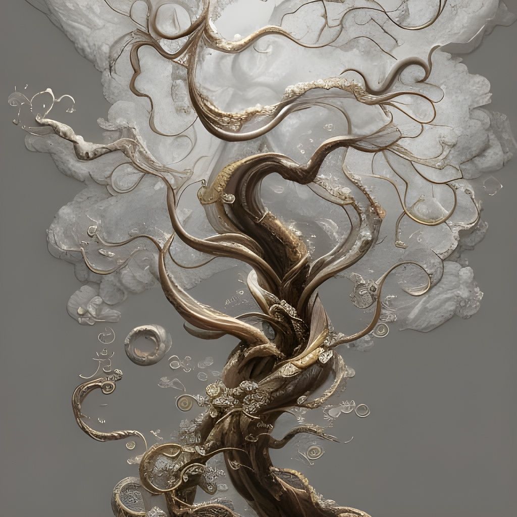 Swirly tree  by @Cilia