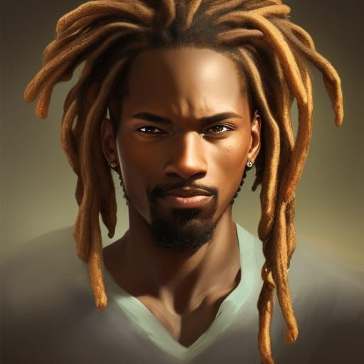 A human male portrait, rpg fantasy character - AI Generated Artwork ...