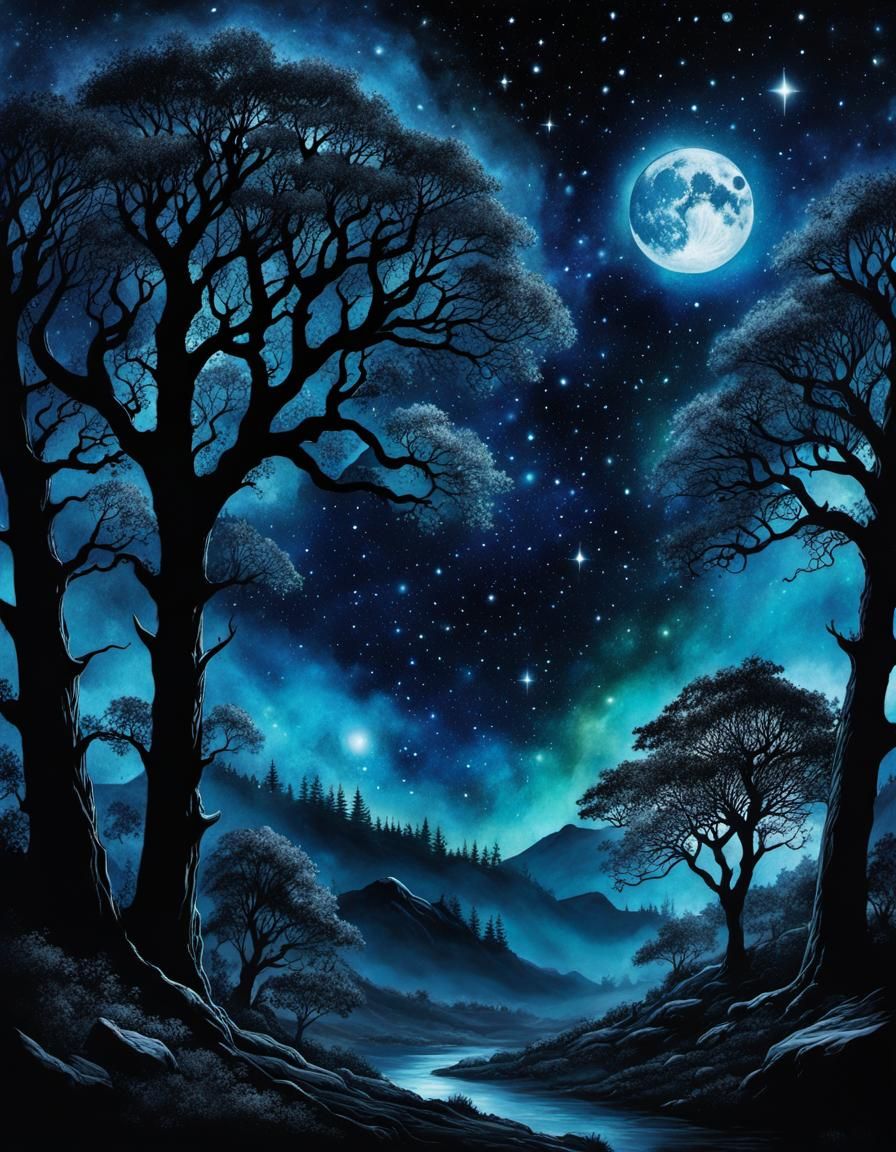 In deep dark woods