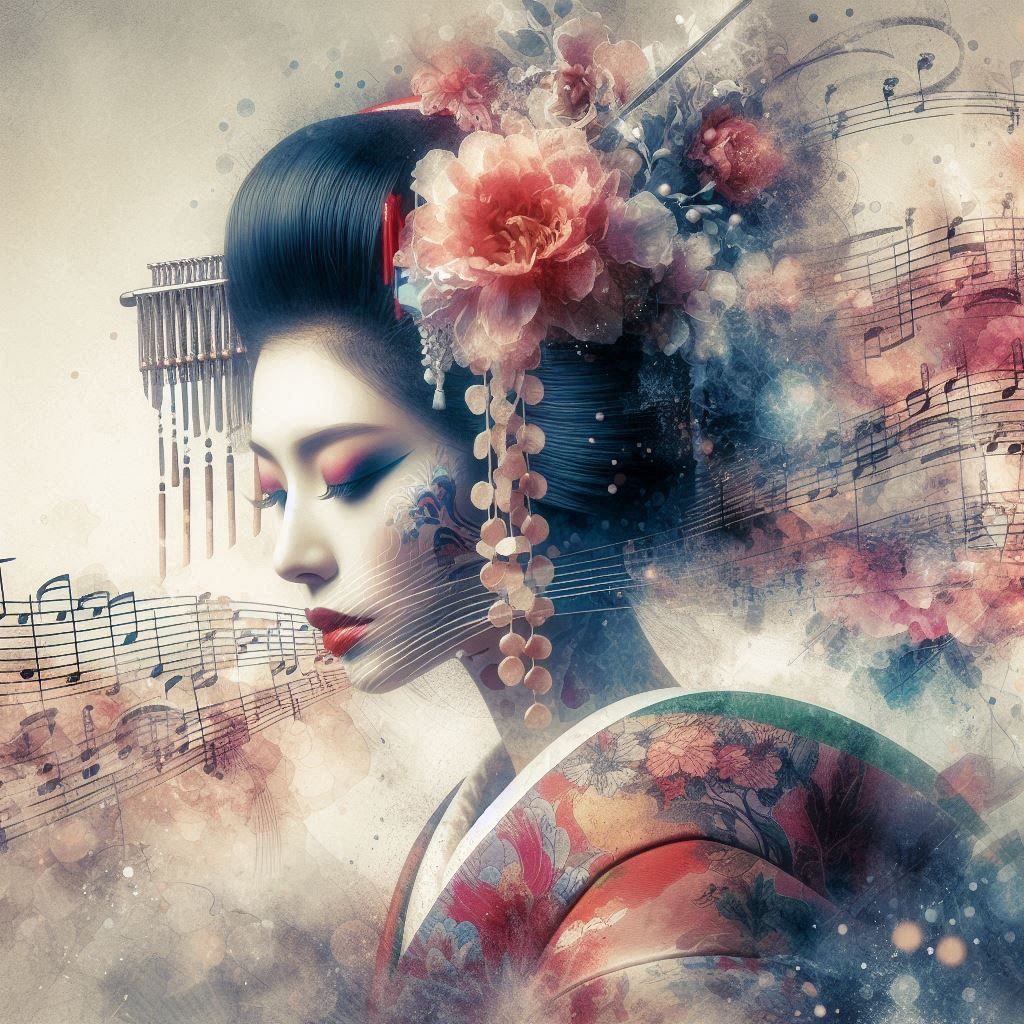 double exposure beautiful fantasy DALL-E 3 portrait landscape..