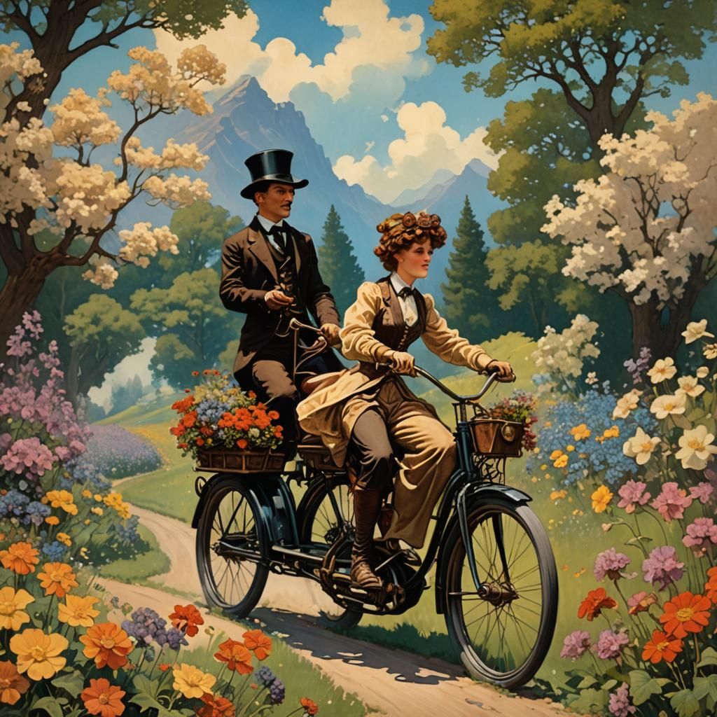 Steampunk Ride on The Garden Path 4