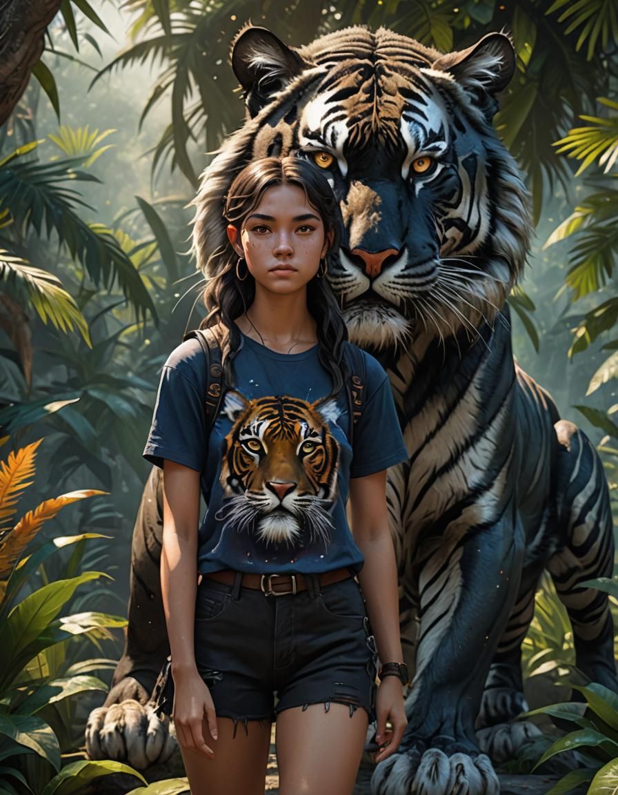 girl with black  by @Nadine Angel