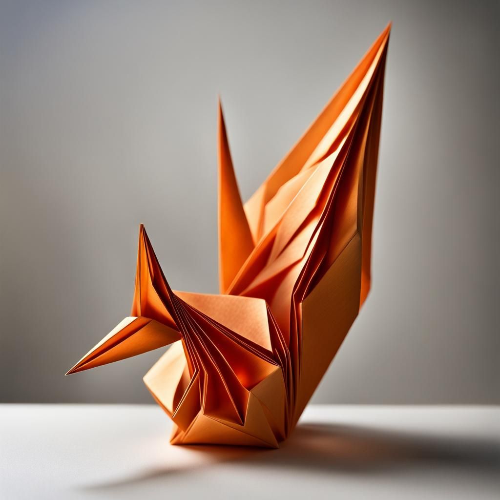 Origami sculpture
