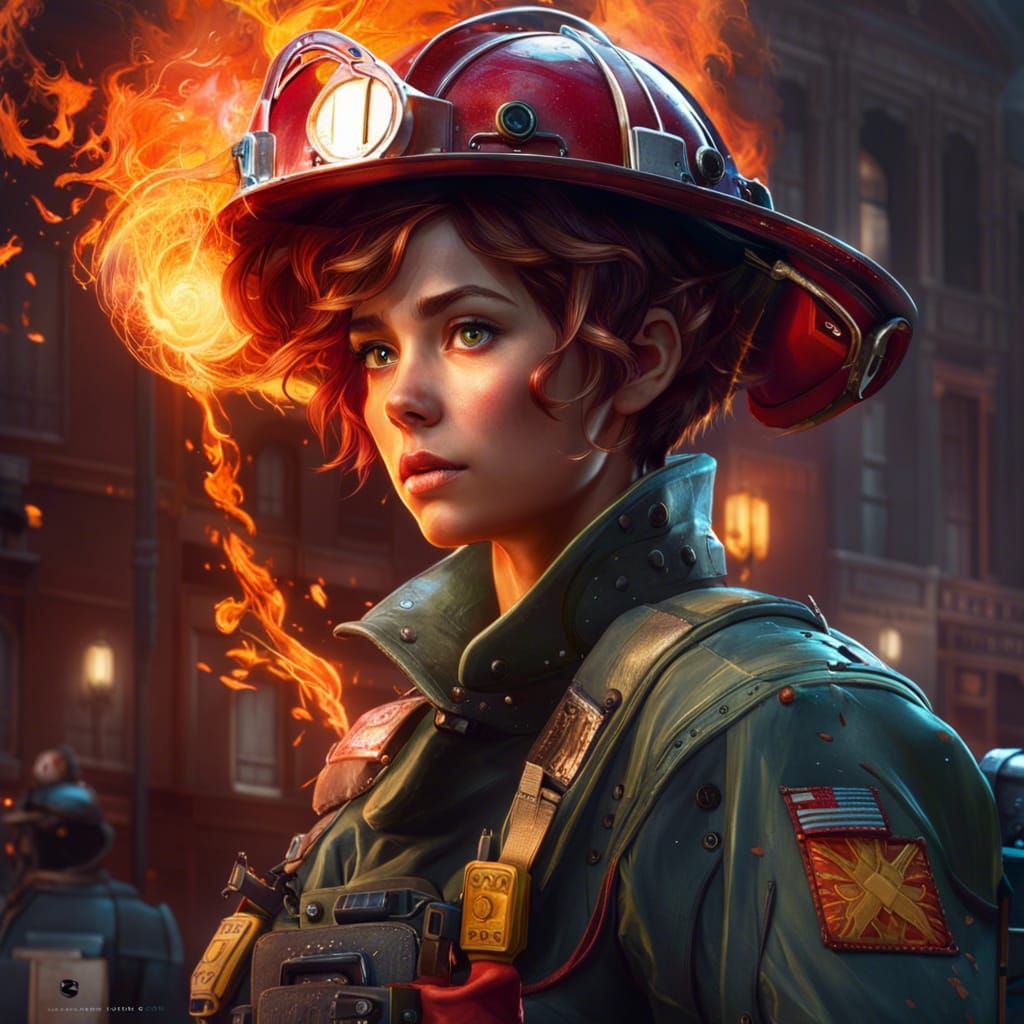 Firefighter  by @RubyKane