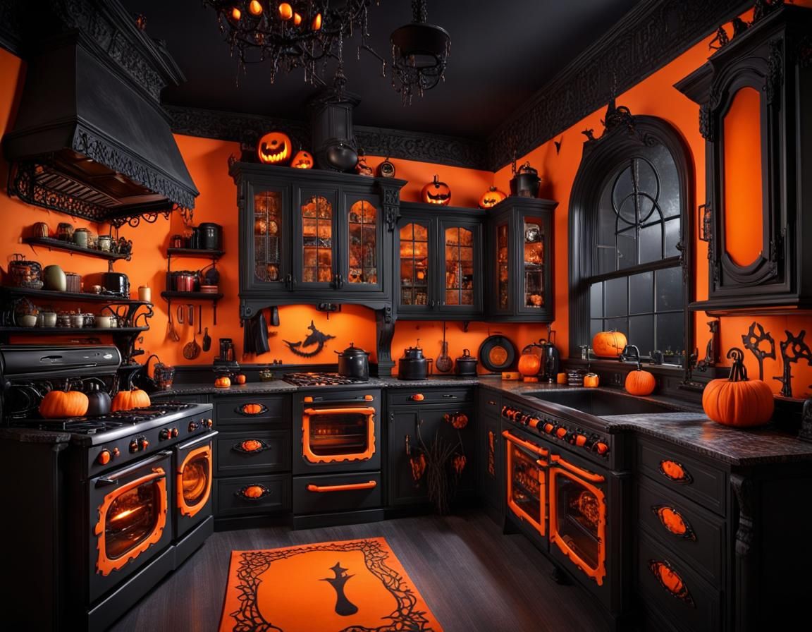 Spooky Kitchen all the Appliances - AI Generated Artwork - NightCafe ...