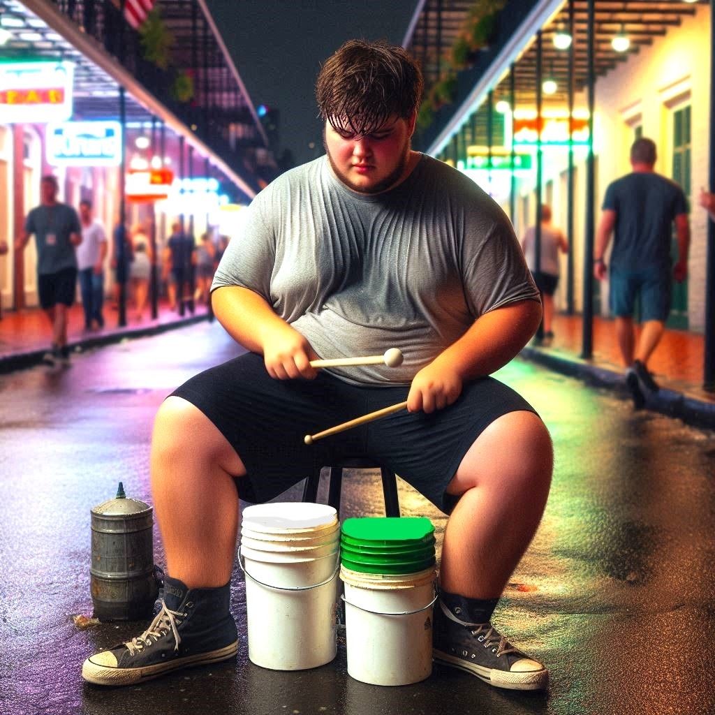Alone, On Bourbon Street