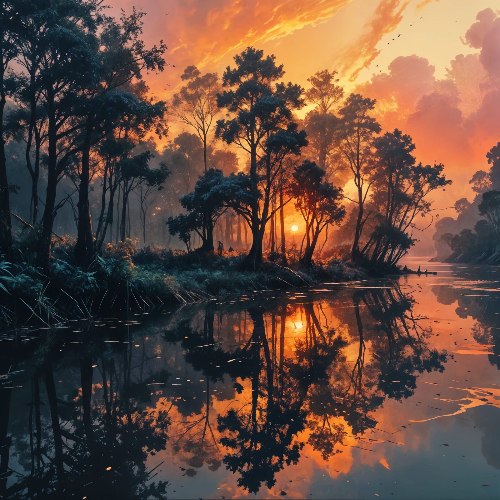 Sunset inlet  by @Mike Ritchie