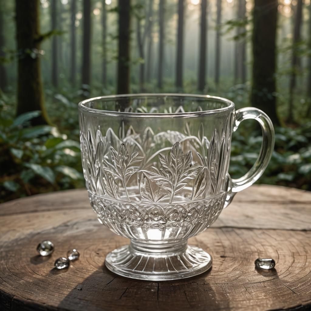 Crystal teacup