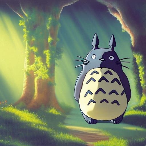 Totoro - AI Generated Artwork - NightCafe Creator