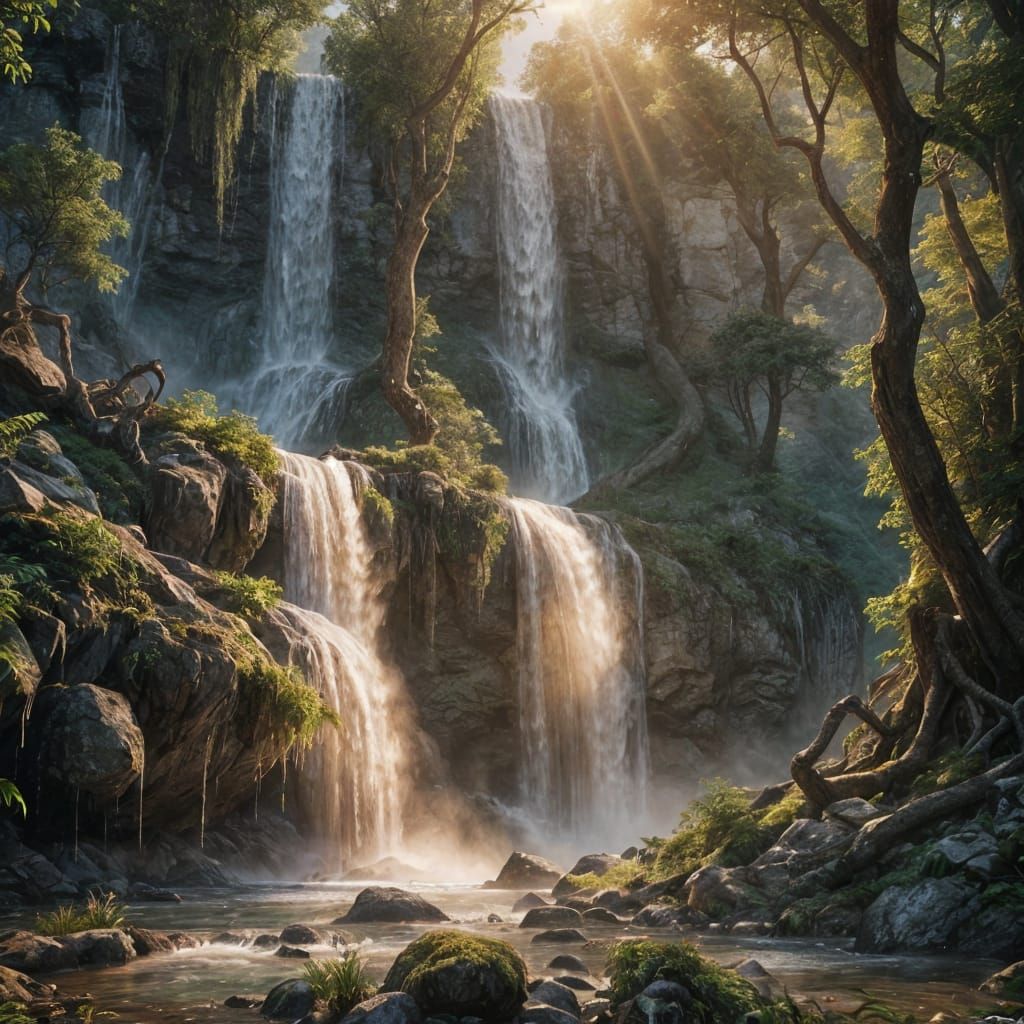 Waterfall  by @Maelgwn - The Master of 10s