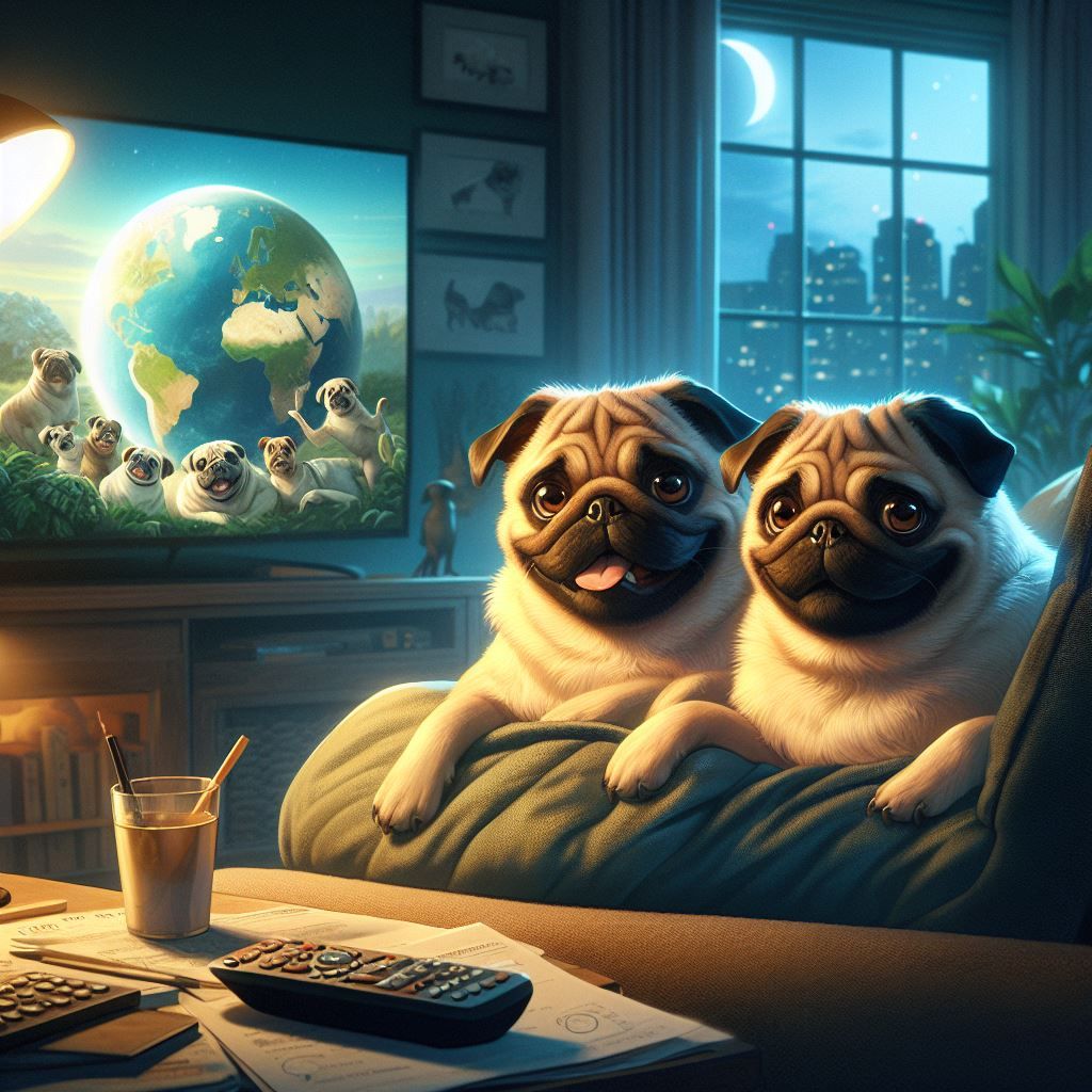 watching Animal Planet on TV