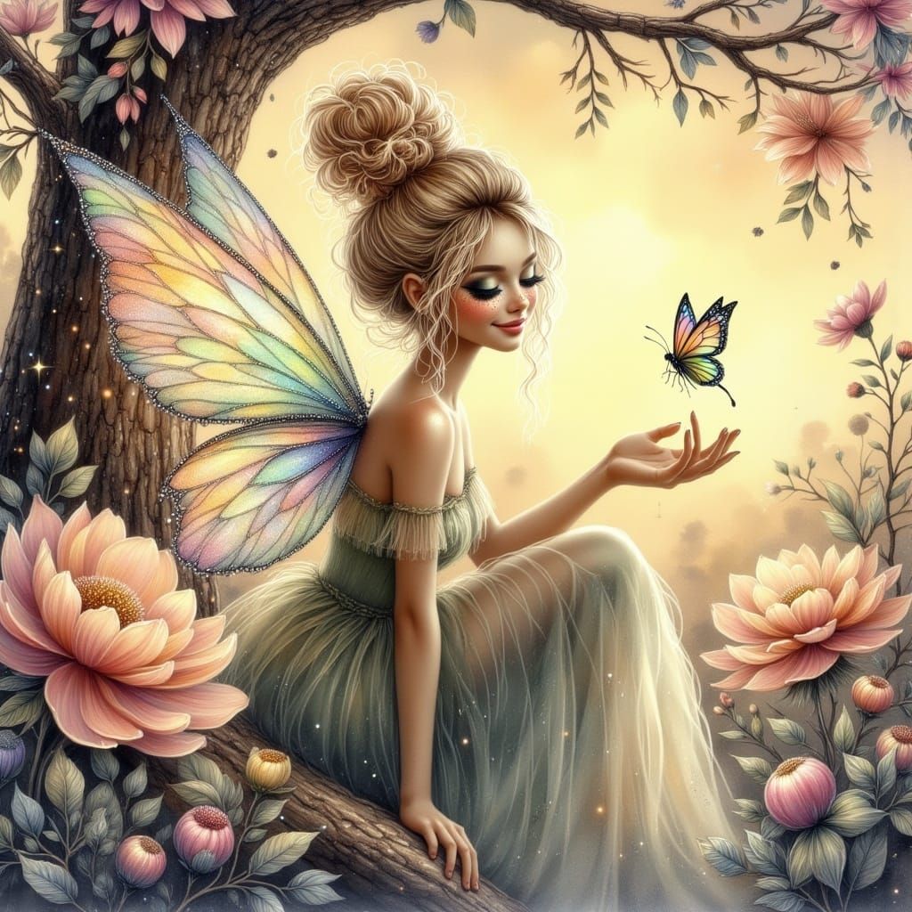  <lora:Glitter Fairy:1.0>