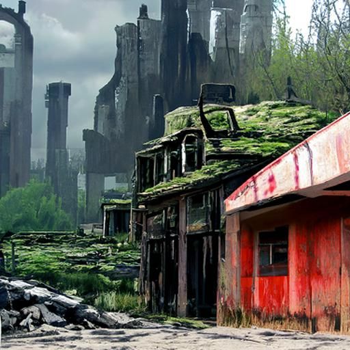 Desolate wasteland