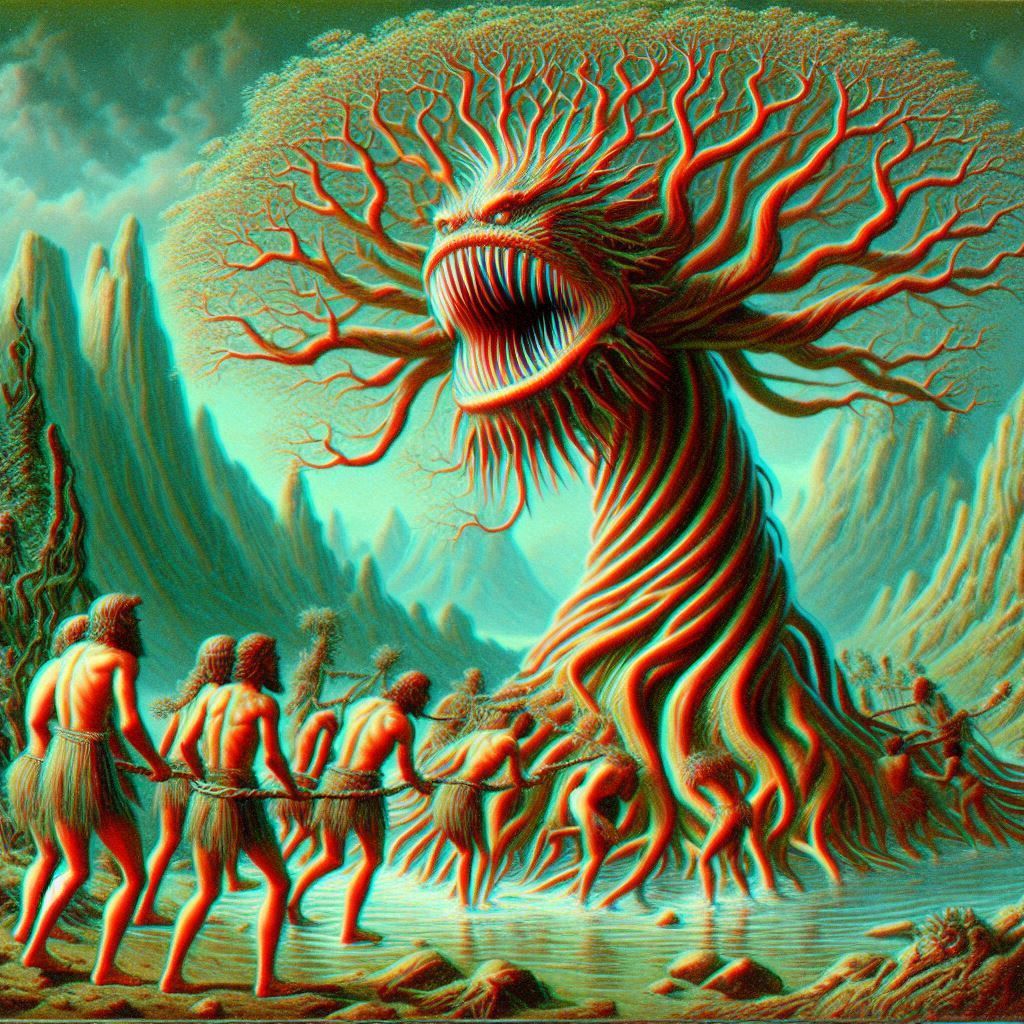 19th century madagascar carnivorous plant hoax