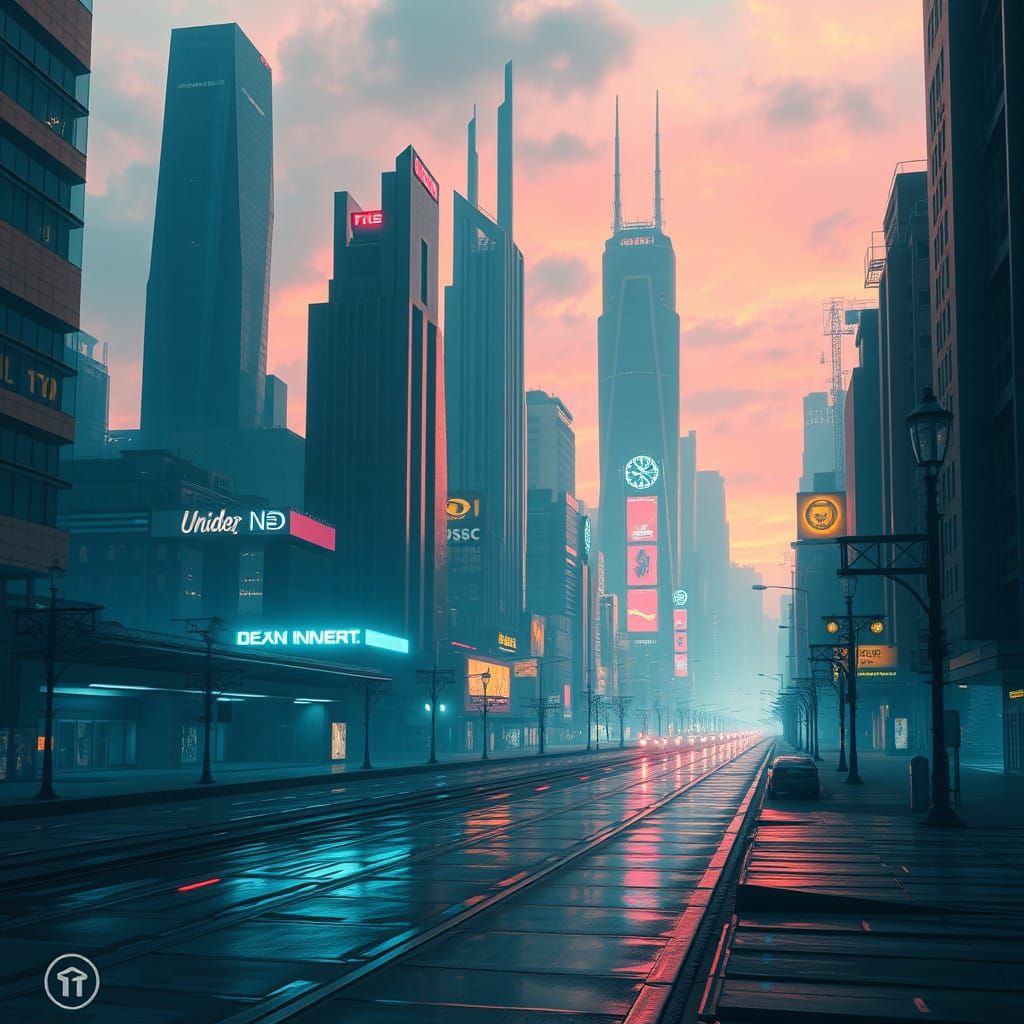 Ethereal Vision of a Mystical Entity, Inspired by Cyberpunk...