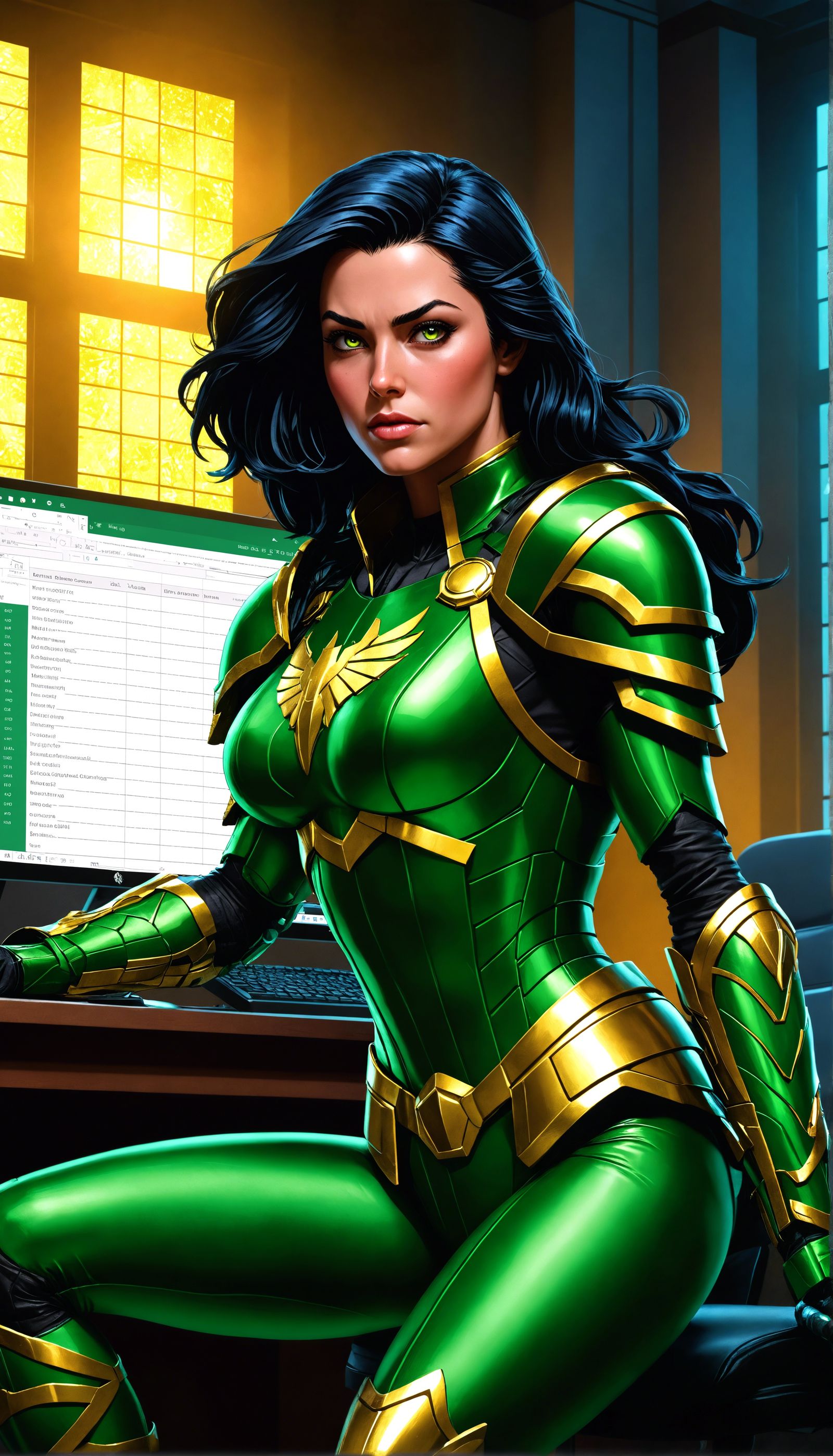 Elisavet Nixon, superhero