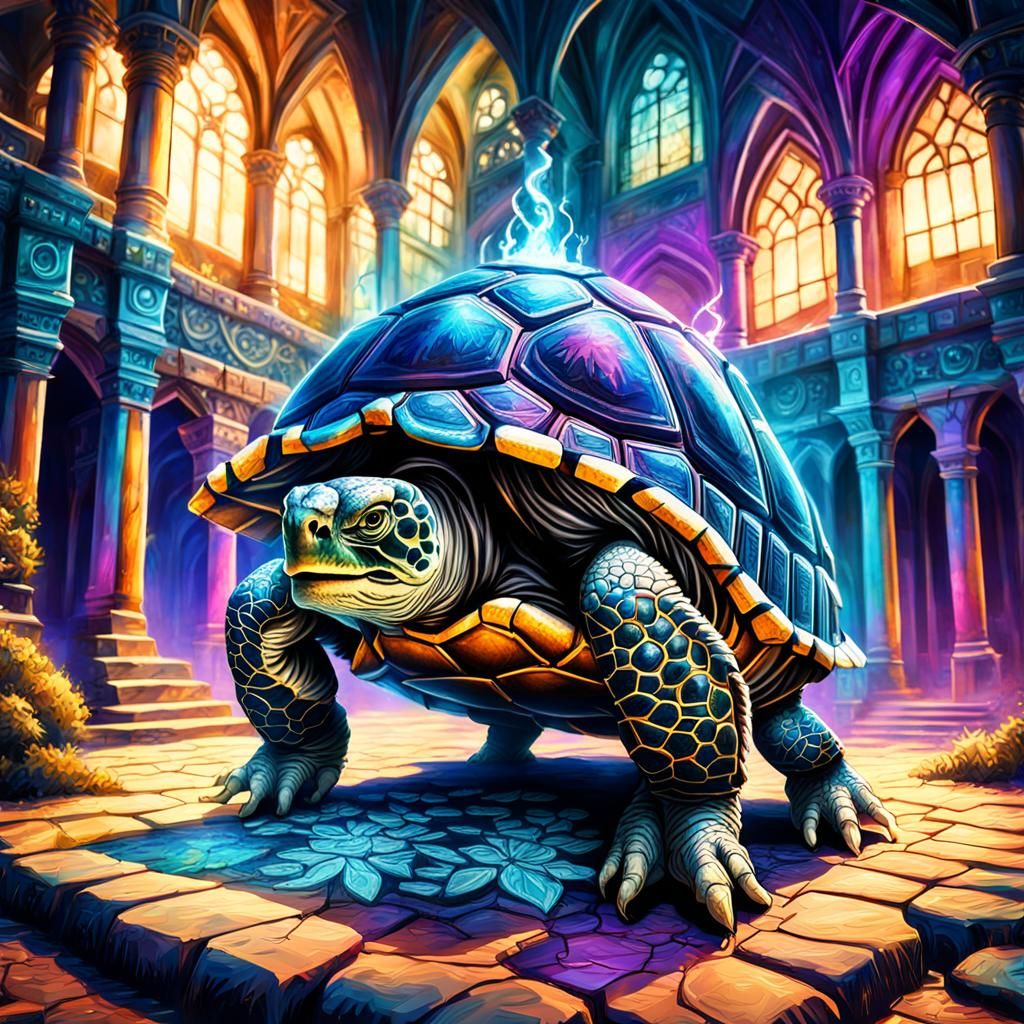 Magic Turtle - AI Generated Artwork - NightCafe Creator