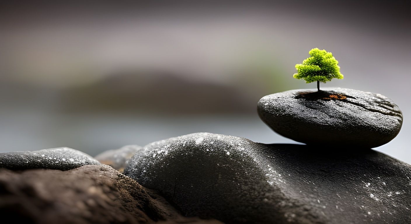 Tiny Tree vs Solid Rock  by @Kerem 40