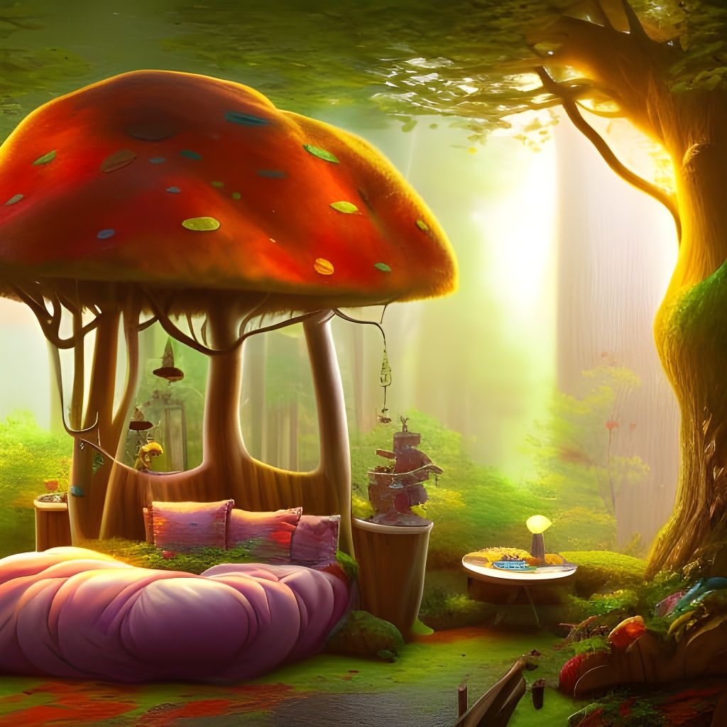 Fairy Forest Bedroom  by @mathy_art_girl_305