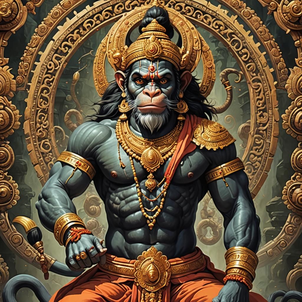 Hanuman - AI Generated Artwork - NightCafe Creator