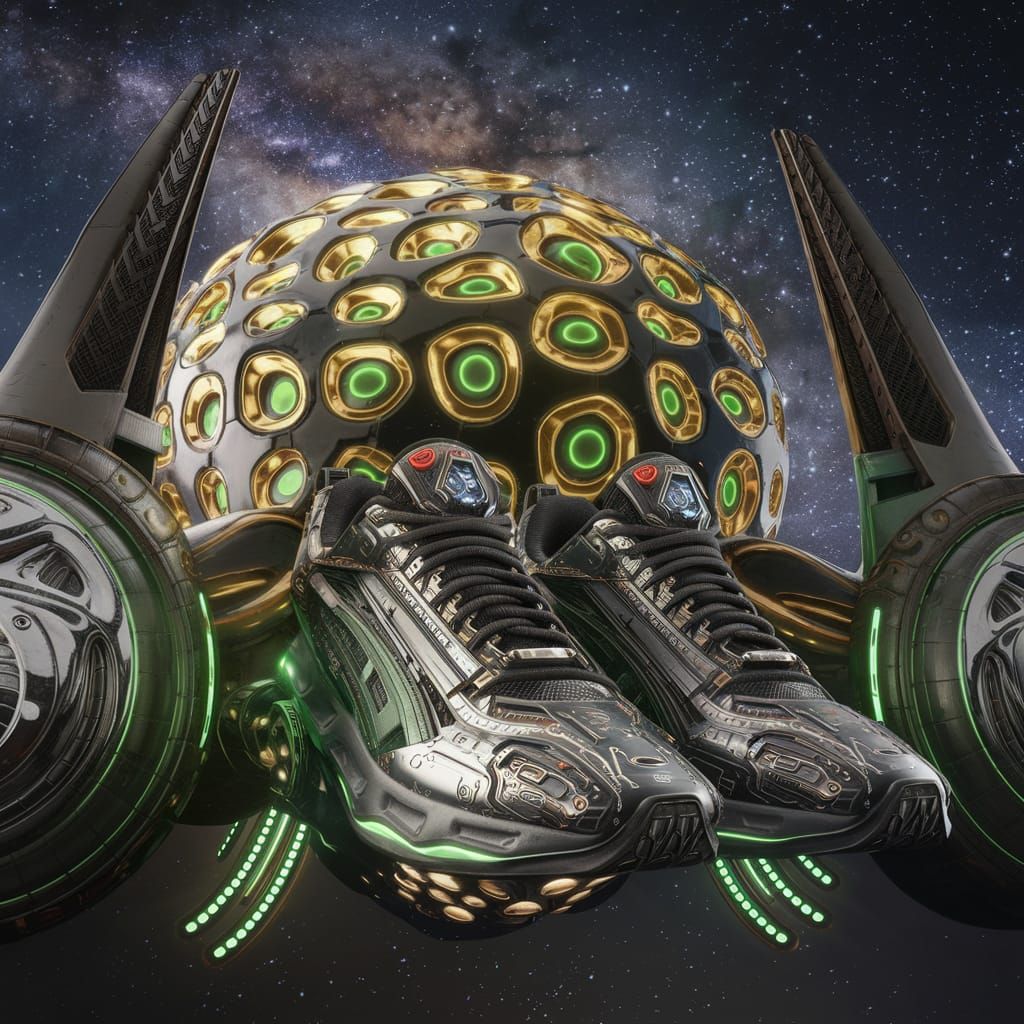 Surreal Sneakers Starship