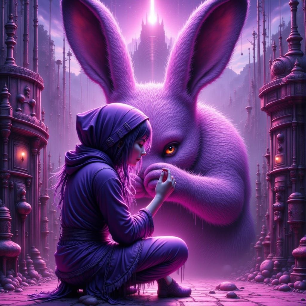 Jax the Purple Rabbit from The Amazing Digital Circus
