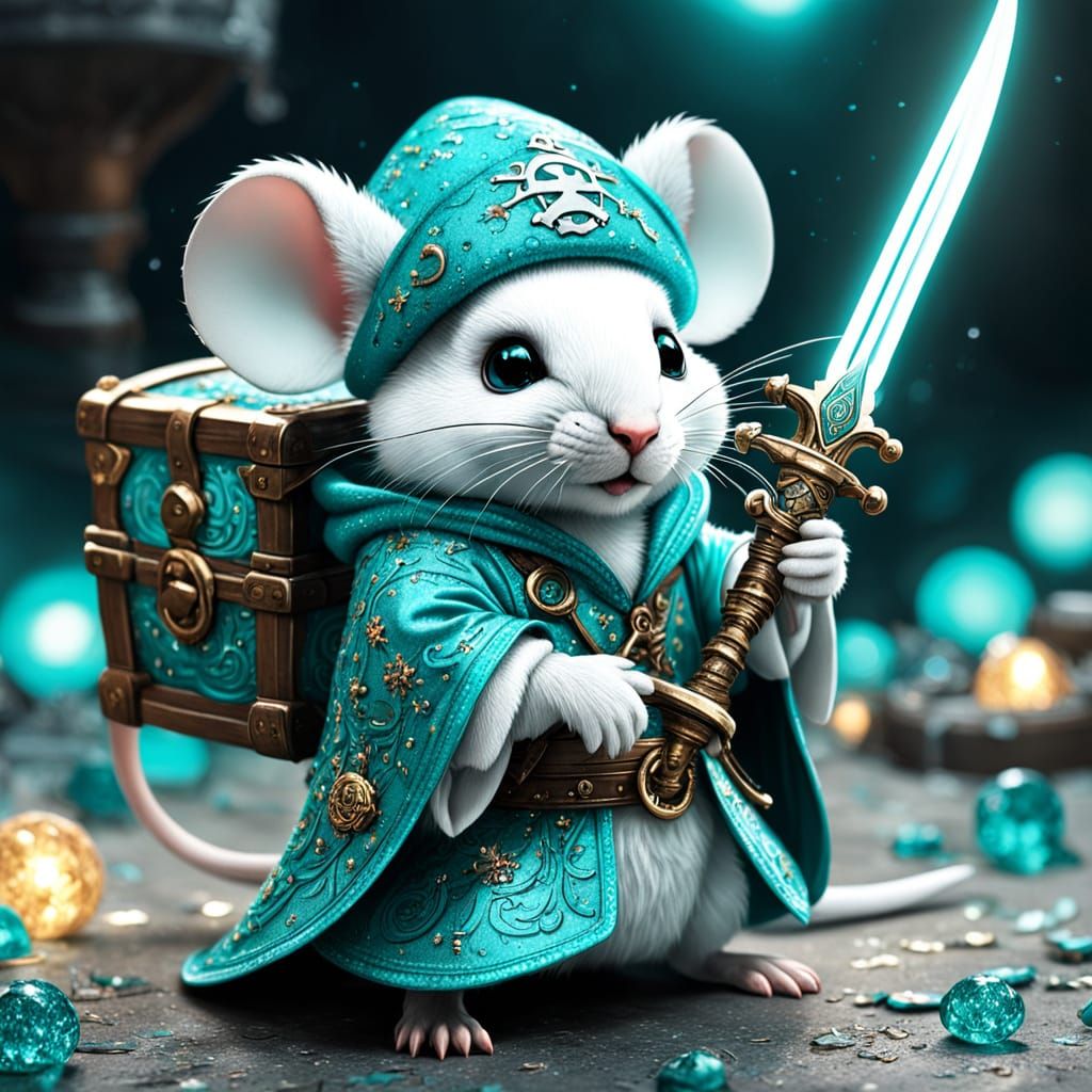 The Turquoise Treasure Keeper  by @Webmaster67