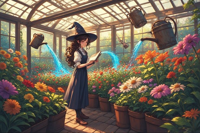 Just water my flowers while I study