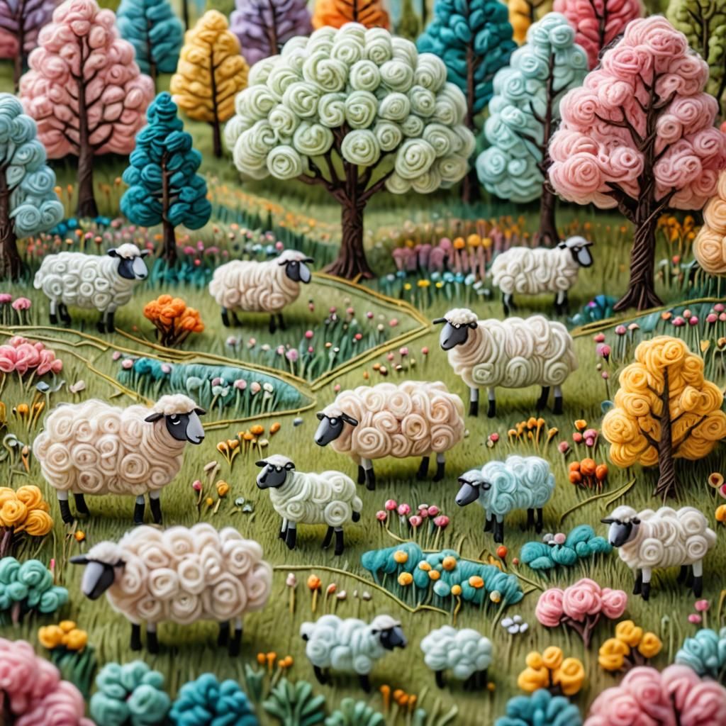 String Sheep  by @FirstGuy