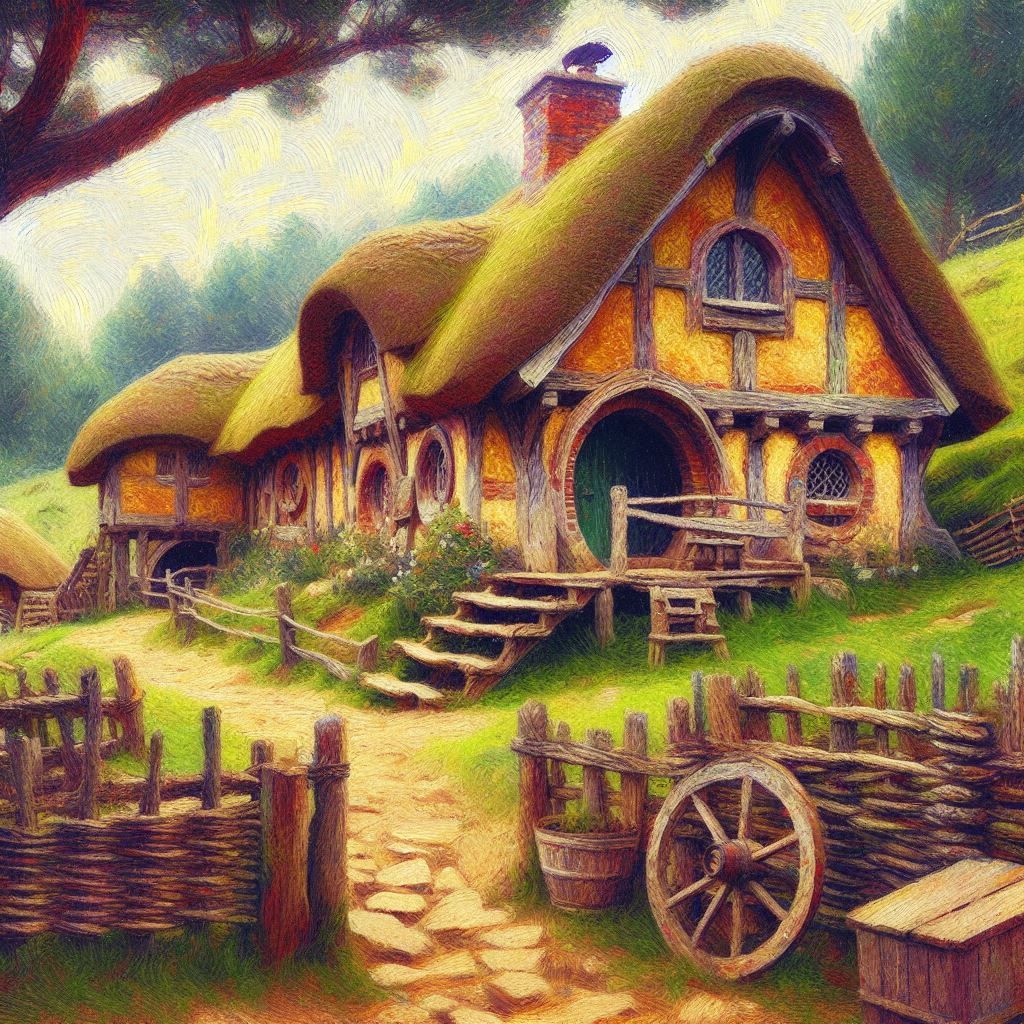 An old vintage farm in Hobbiton 1