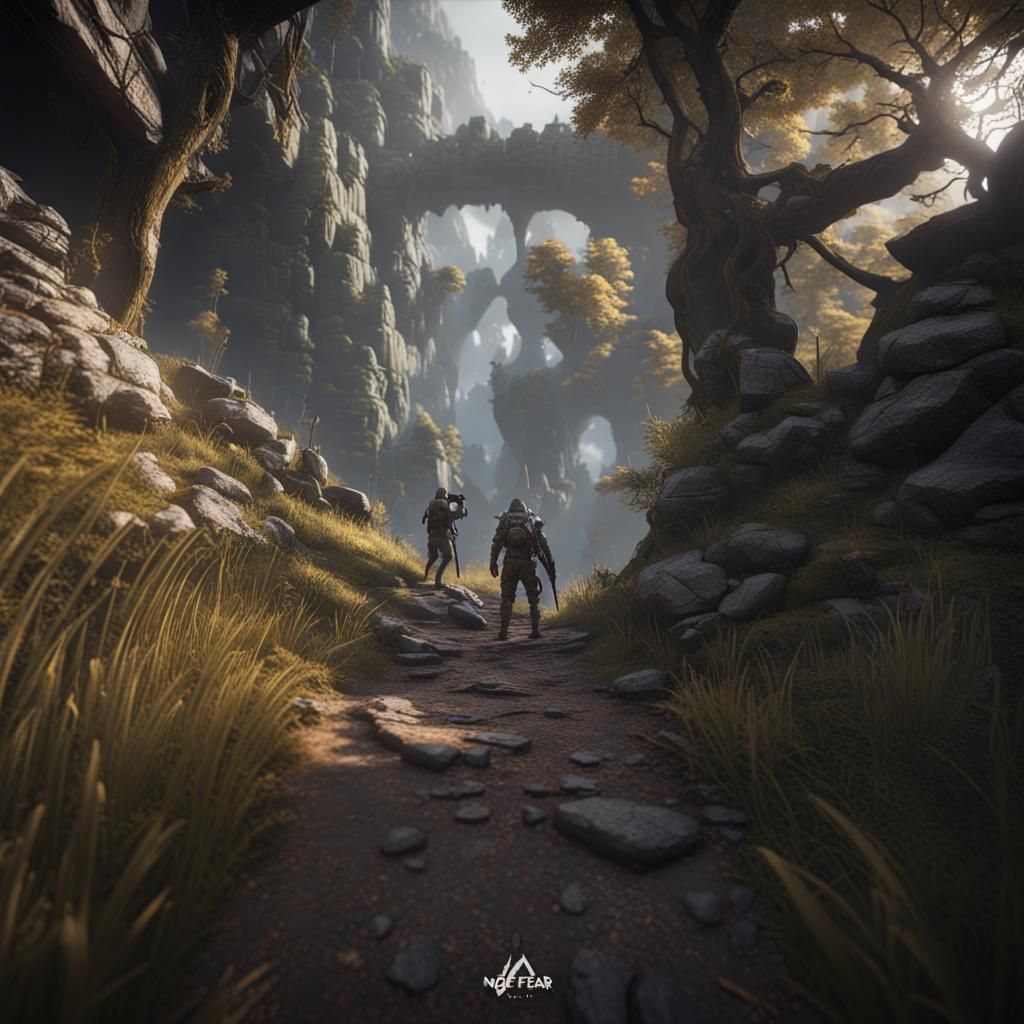 Epic 3D Hero Ready for Battle