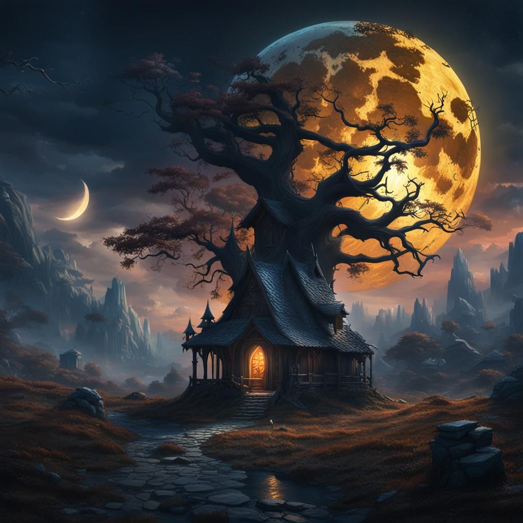 Magical Sacred Ground: A Fantasy Concept Art