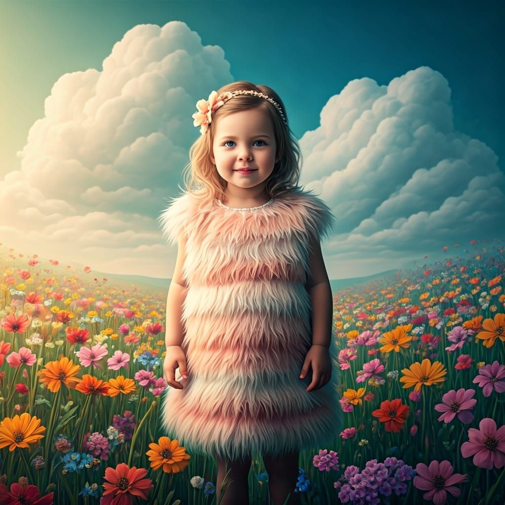 פרחונית ופרוותית, המתוקנת בעננים