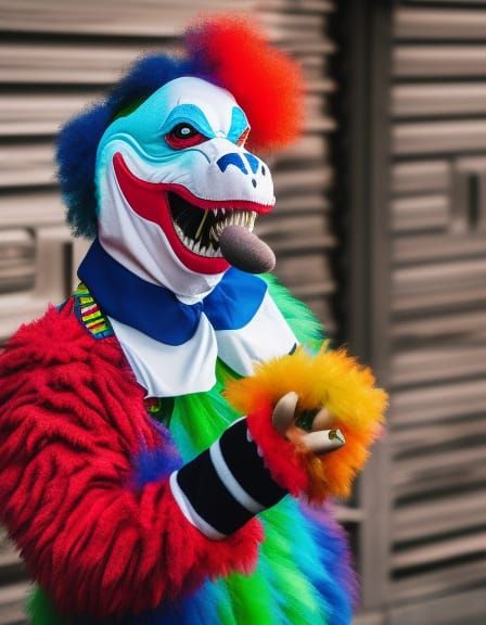 Dino-Clown - AI Generated Artwork - NightCafe Creator