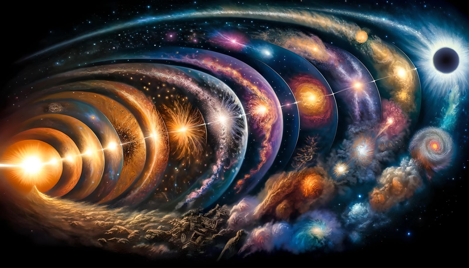 Epochs of the Universe  by @RKDM