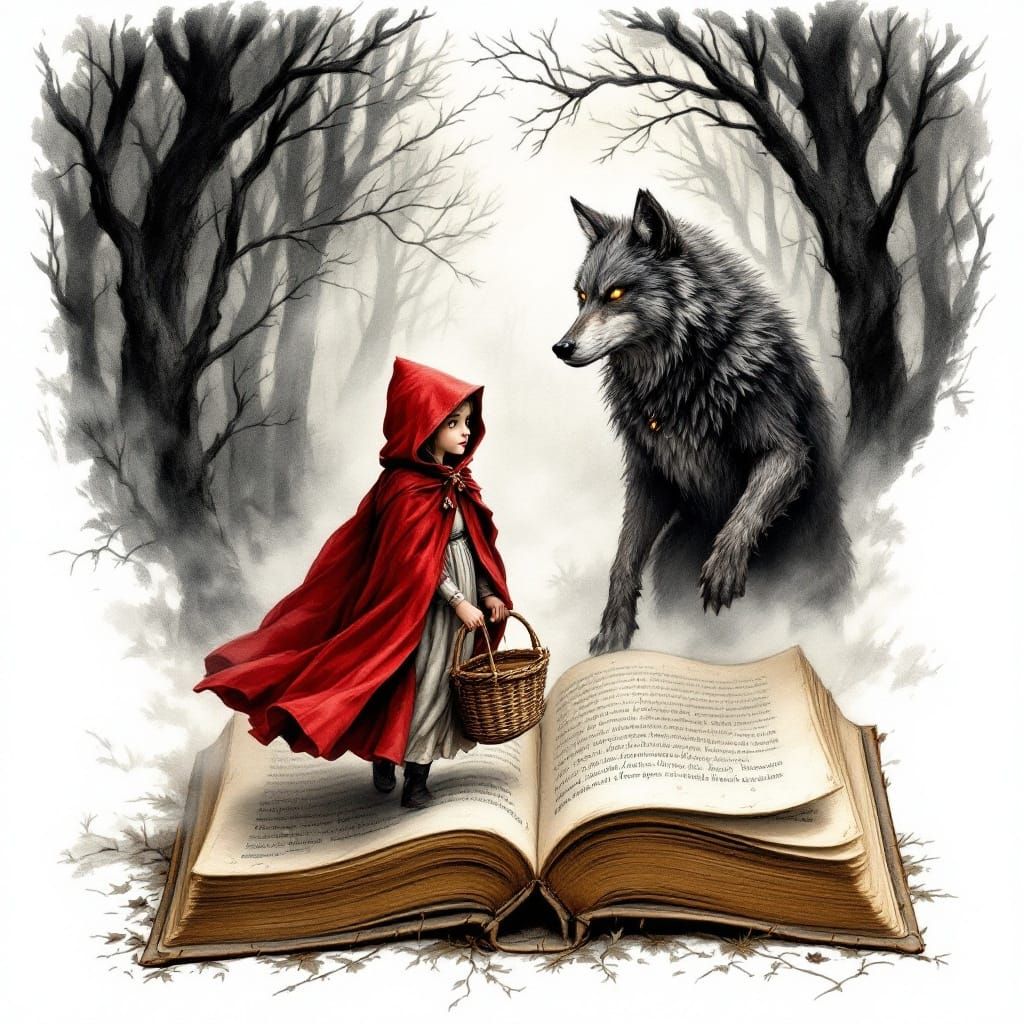 Little red riding hood   III  by @Beautiful World 
