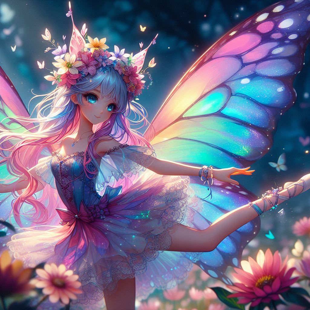 Dance of the Butterfly Fairies - AI Generated Artwork - NightCafe Creator