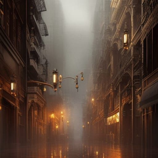 Rain - AI Generated Artwork - NightCafe Creator