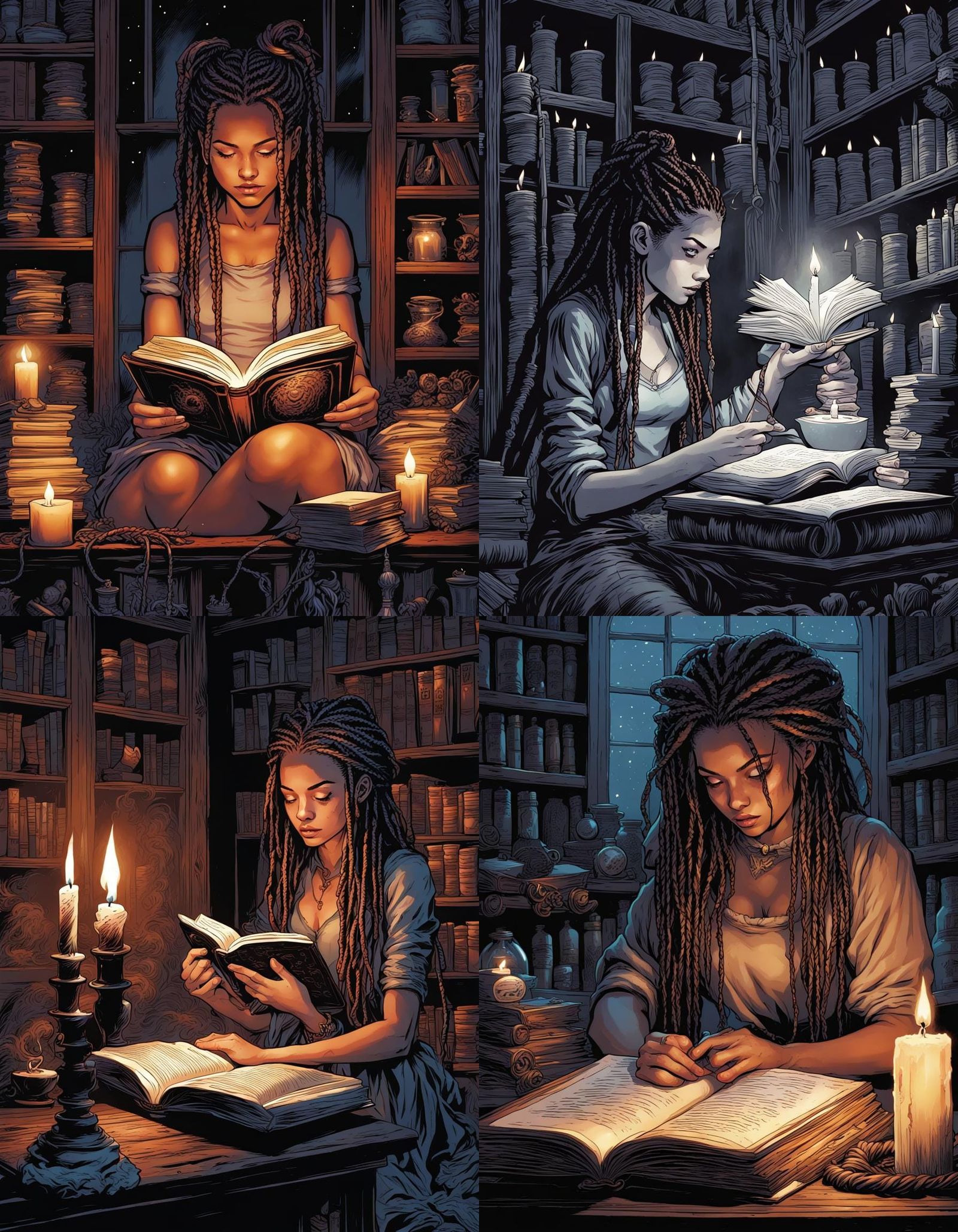 Coven 5 AI Generated Artwork NightCafe Creator