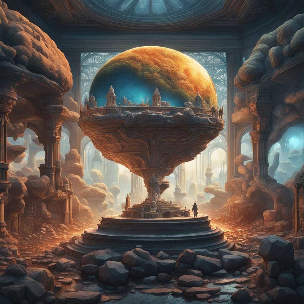 Art Deco Meets Ghibli in Biopunk Expressionism